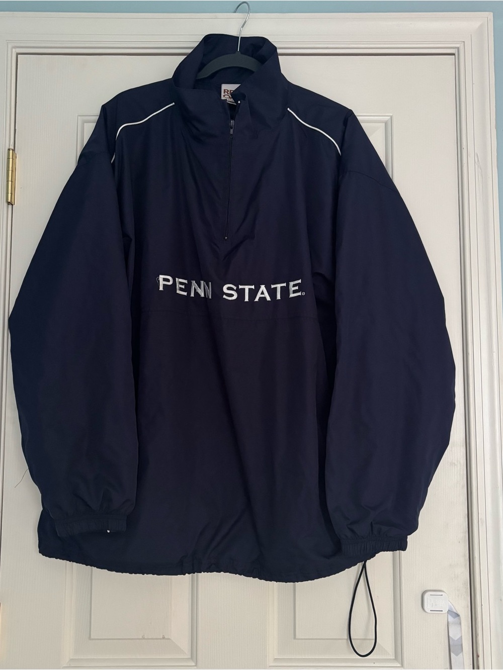Red Oak Sportswear Penn State Nittany Lions Blue Pullover Windbreaker Jacket XL